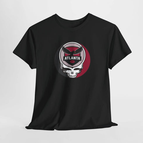 Grateful Dead - Atlanta Falcons Stealie Grateful Dead Steal Your Face T-Shirt - NFL - StealieShop